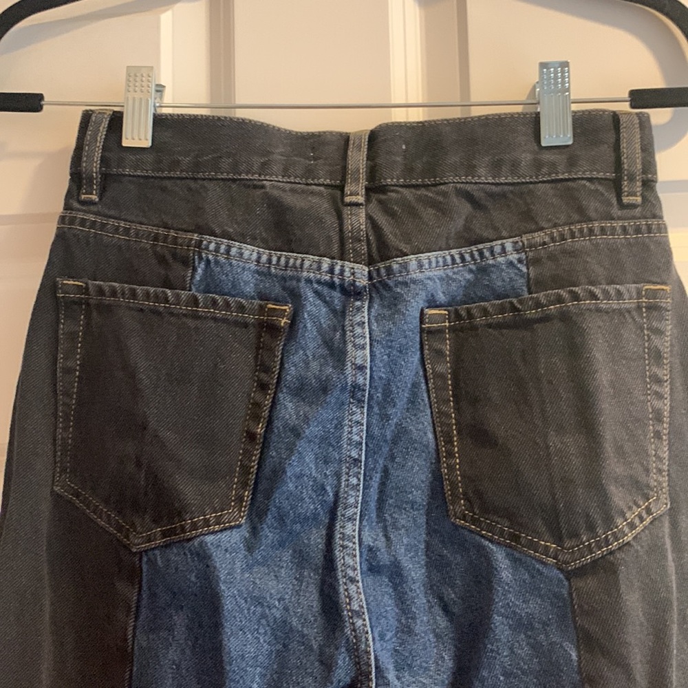 Pacsun Ultra High Rise Black Blue Denim Jeans -- 25 - Picture 6 of 12